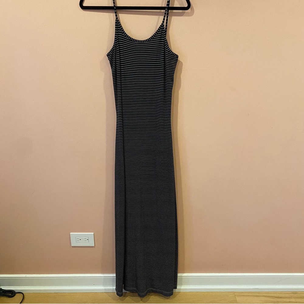 Vintage Kathy Ireland Black and White Stripe Dress